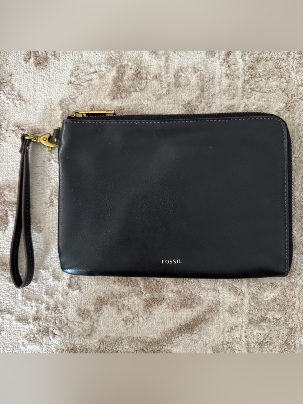 Fossil Faux Leather Wristlet
